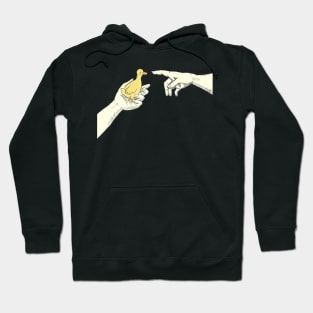 The Creation of Ducks (Michelangelo's Creation of Adam) Hoodie